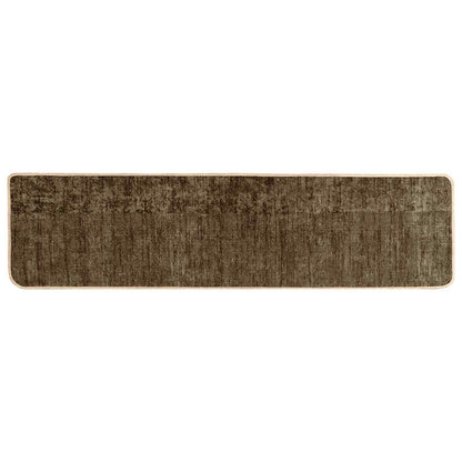 Rug Runner MARSA Forest Green 80 x 400 cm Polyester and PVC