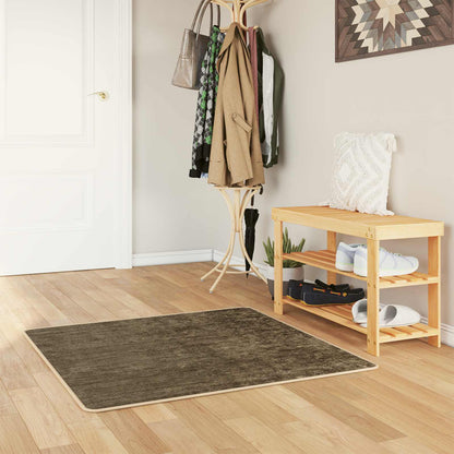 Rug Runner MARSA Forest Green 100 x 100 cm Polyester and PVC