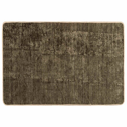 Rug Runner MARSA Forest Green 100 x 150 cm Polyester and PVC