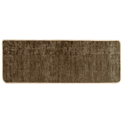 Rug Runner MARSA Forest Green 100 x 250 cm Polyester and PVC