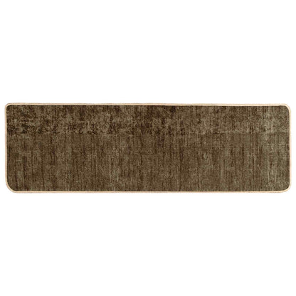 Rug Runner MARSA Forest Green 100 x 300 cm Polyester and PVC