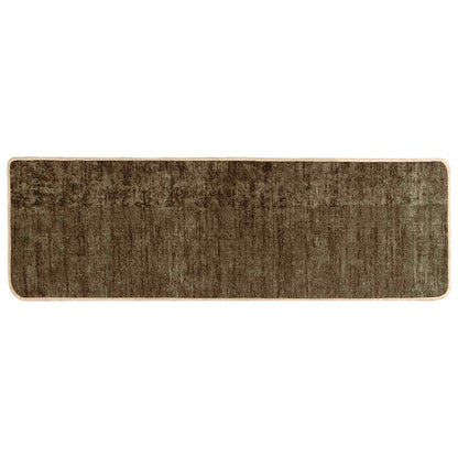 Rug Runner MARSA Forest Green 100 x 350 cm Polyester and PVC