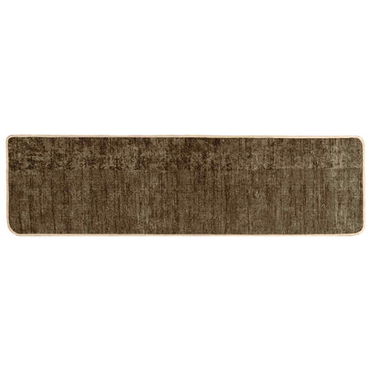 Rug Runner MARSA Forest Green 100 x 400 cm Polyester and PVC