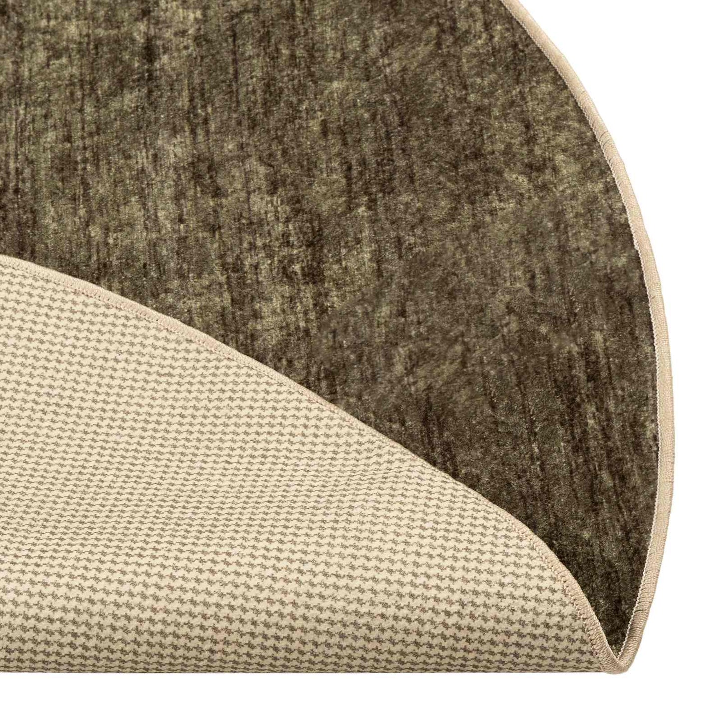Rug Runner MARSA Forest Green 120 x 120 cm Polyester and PVC