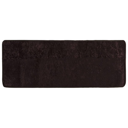 Rug Runner MARSA Anthracite 80 x 200 cm Polyester and PVC
