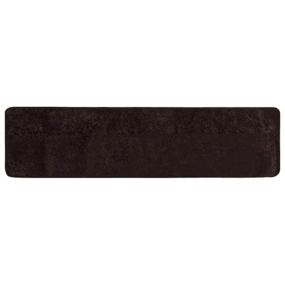 Rug Runner MARSA Anthracite 80 x 400 cm Polyester and PVC