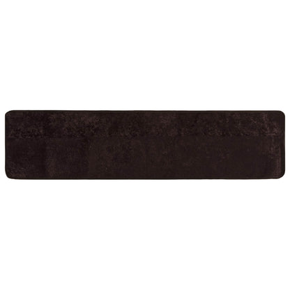 Rug Runner MARSA Anthracite 80 x 450 cm Polyester and PVC