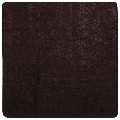 Rug Runner MARSA Anthracite 100 x 100 cm Polyester and PVC