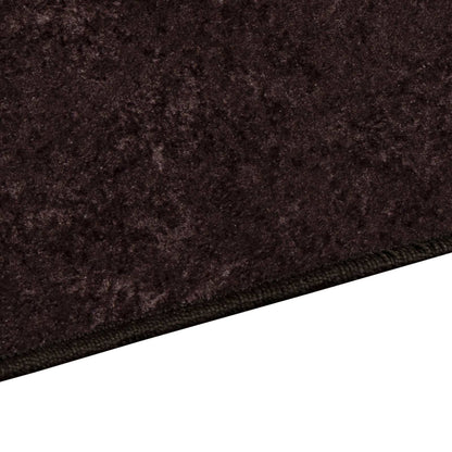 Rug Runner MARSA Anthracite 100 x 150 cm Polyester and PVC