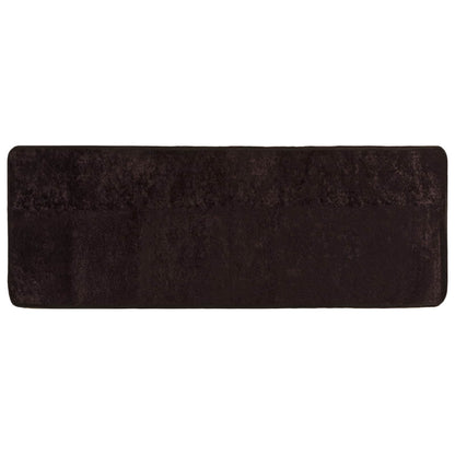 Rug Runner MARSA Anthracite 100 x 250 cm Polyester and PVC