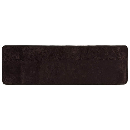Rug Runner MARSA Anthracite 100 x 300 cm Polyester and PVC