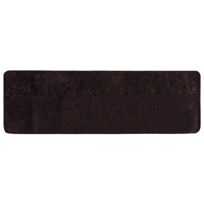 Rug Runner MARSA Anthracite 100 x 350 cm Polyester and PVC
