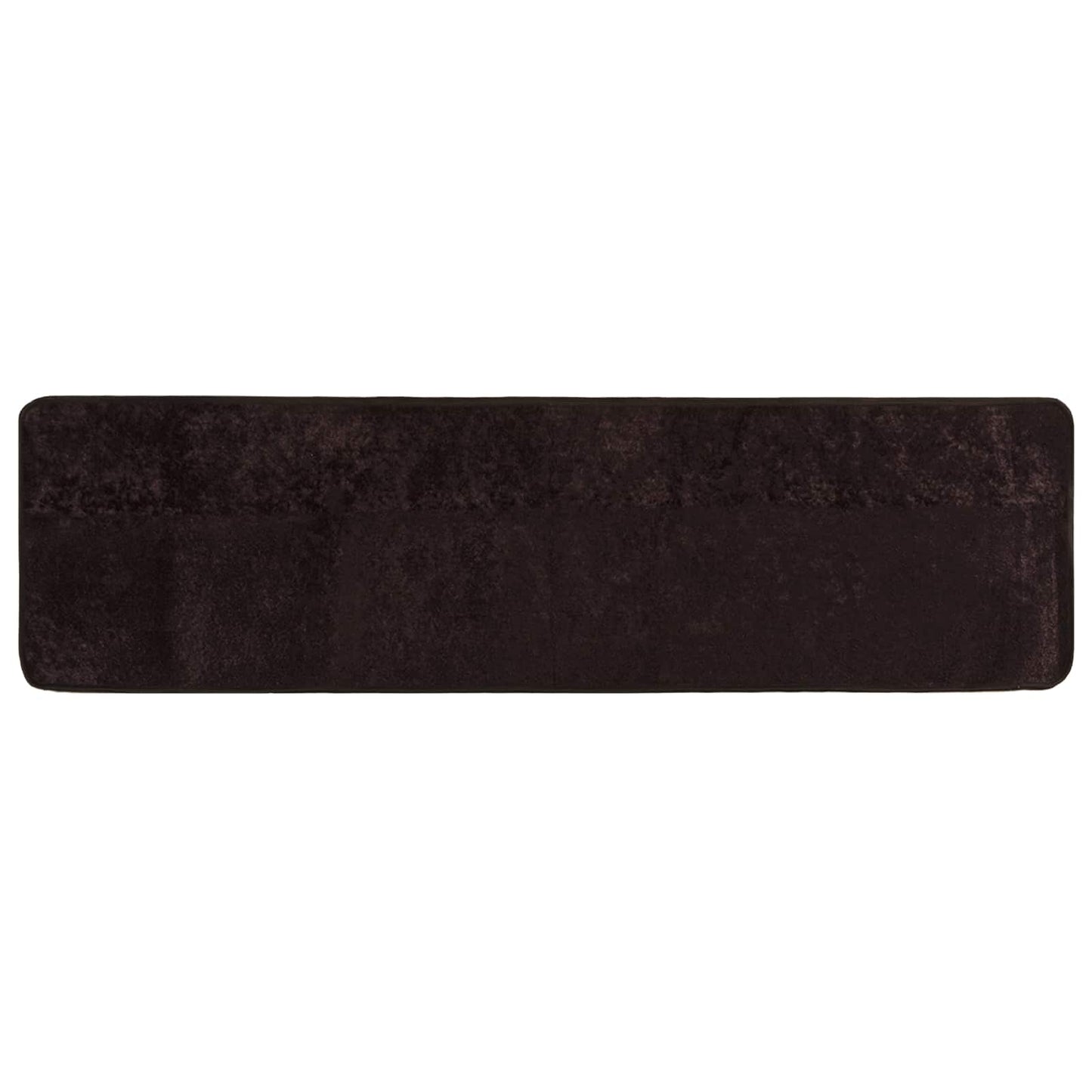 Rug Runner MARSA Anthracite 100 x 400 cm Polyester and PVC