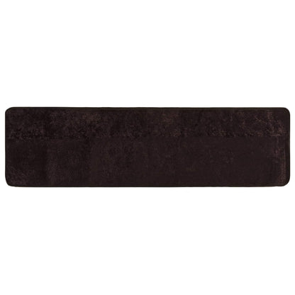 Rug Runner MARSA Anthracite 100 x 400 cm Polyester and PVC