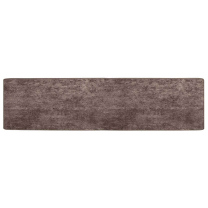 Rug Runner MARSA Grey 50 x 200 cm Polyester and PVC