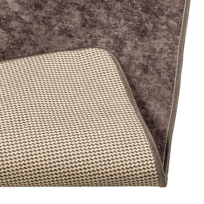 Rug Runner MARSA Grey 50 x 450 cm Polyester and PVC