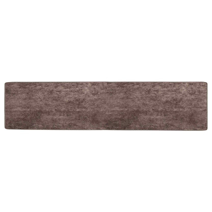 Rug Runner MARSA Grey 50 x 450 cm Polyester and PVC