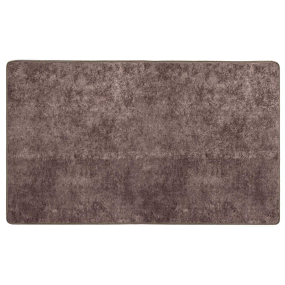Rug Runner MARSA Grey 80 x 150 cm Polyester and PVC