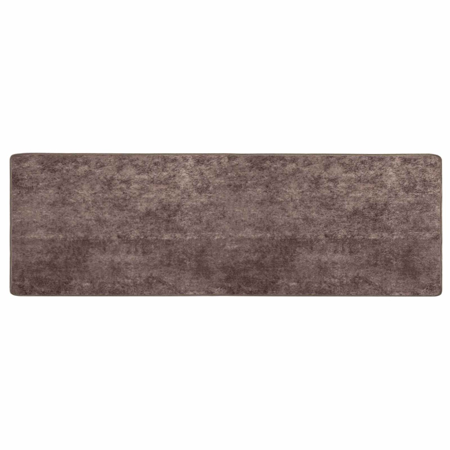Rug Runner MARSA Grey 80 x 250 cm Polyester and PVC