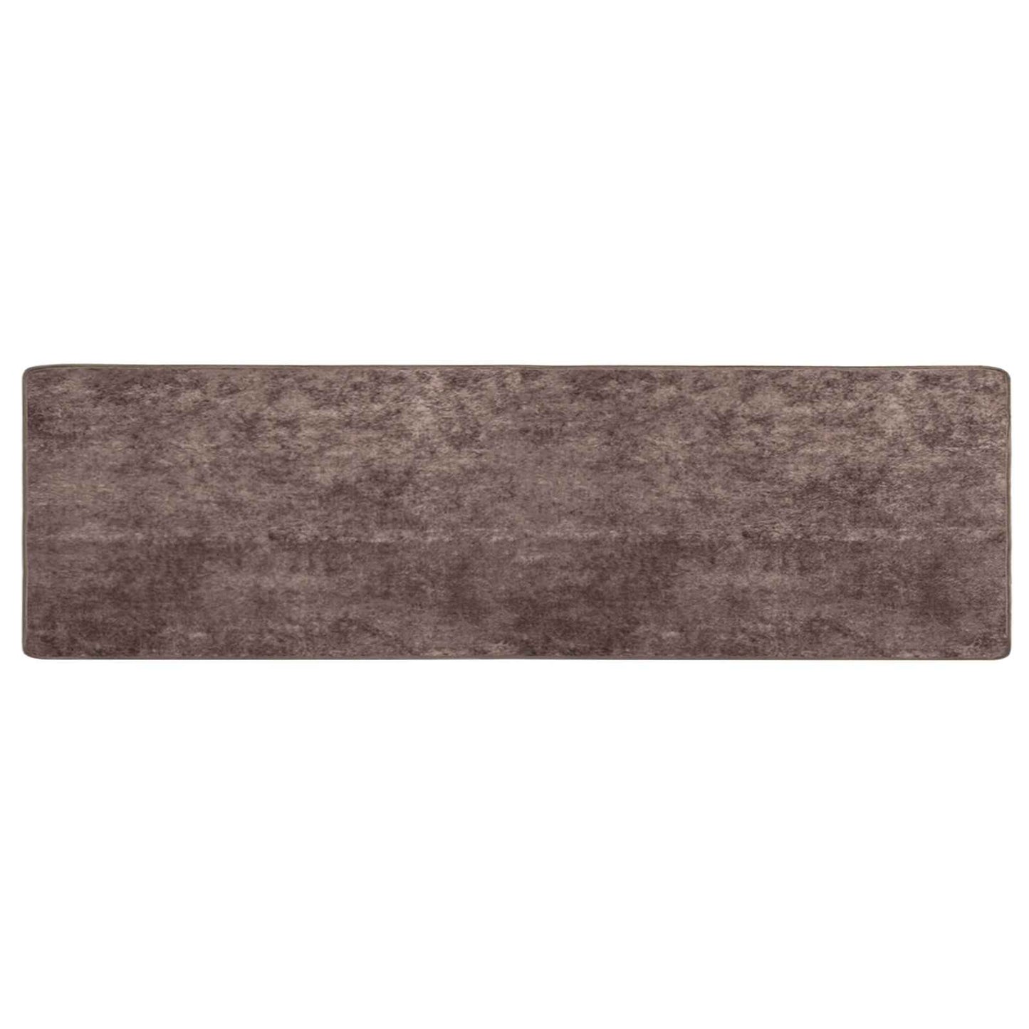 Rug Runner MARSA Grey 80 x 350 cm Polyester and PVC