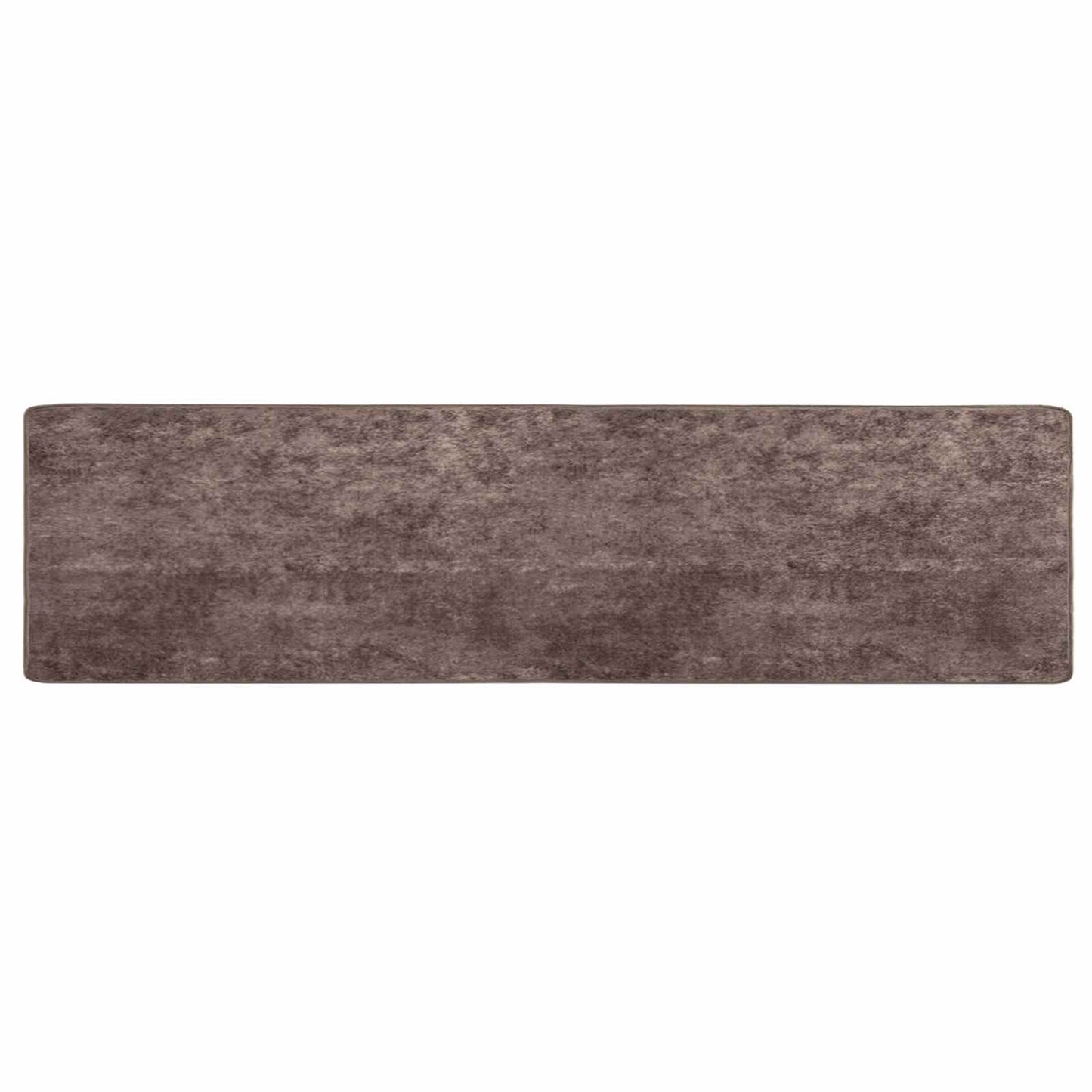 Rug Runner MARSA Grey 80 x 400 cm Polyester and PVC