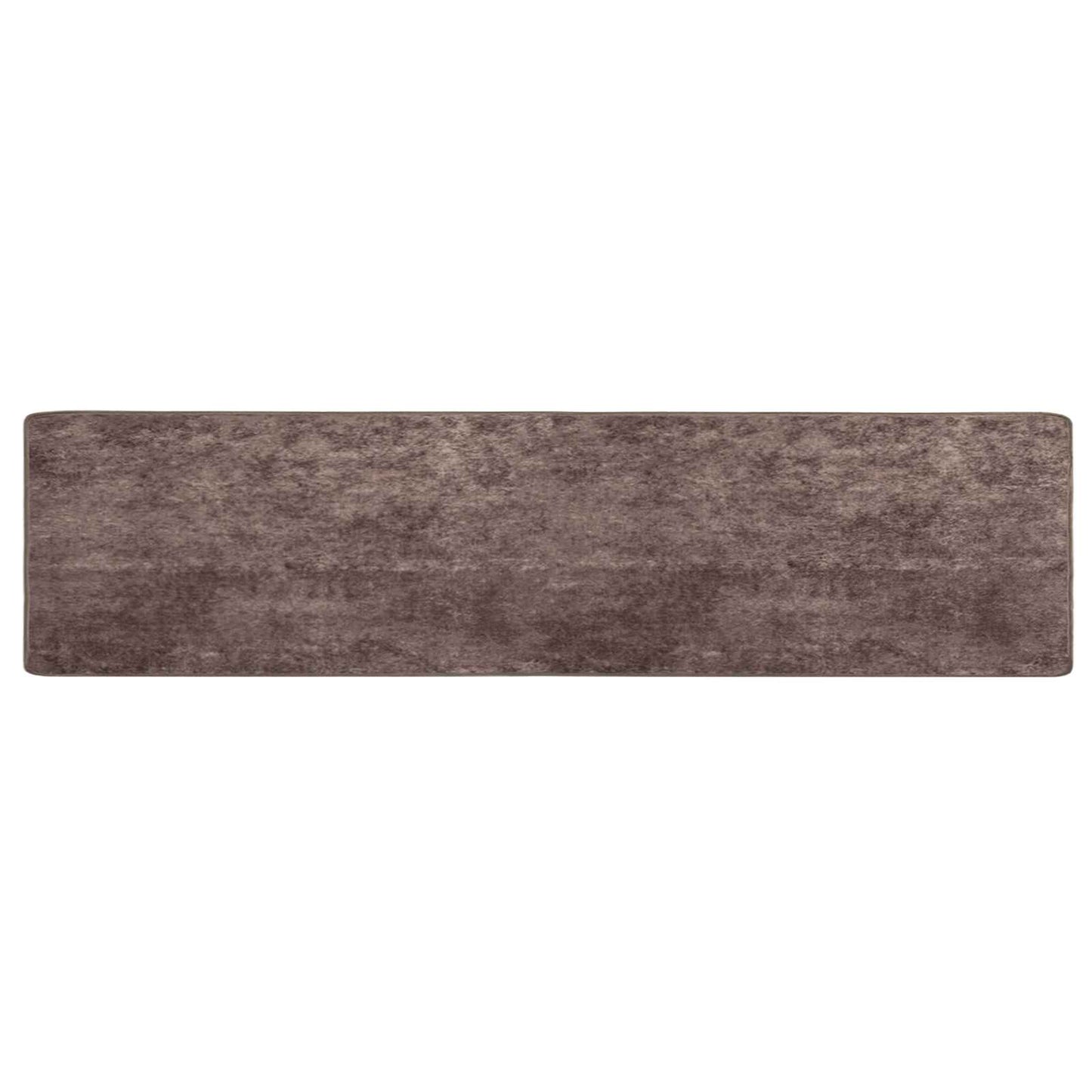 Rug Runner MARSA Grey 80 x 450 cm Polyester and PVC