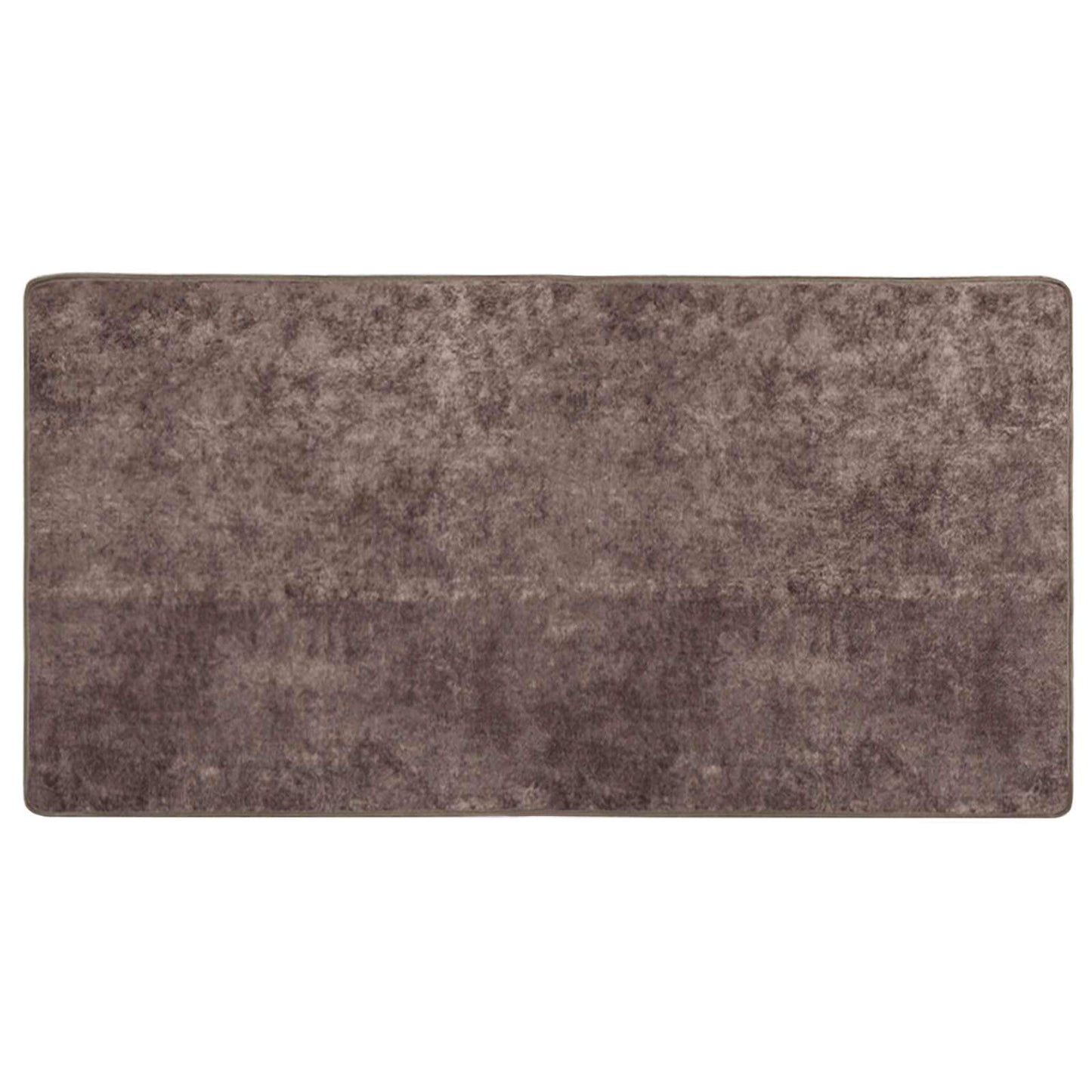 Rug Runner MARSA Grey 100 x 200 cm Polyester and PVC