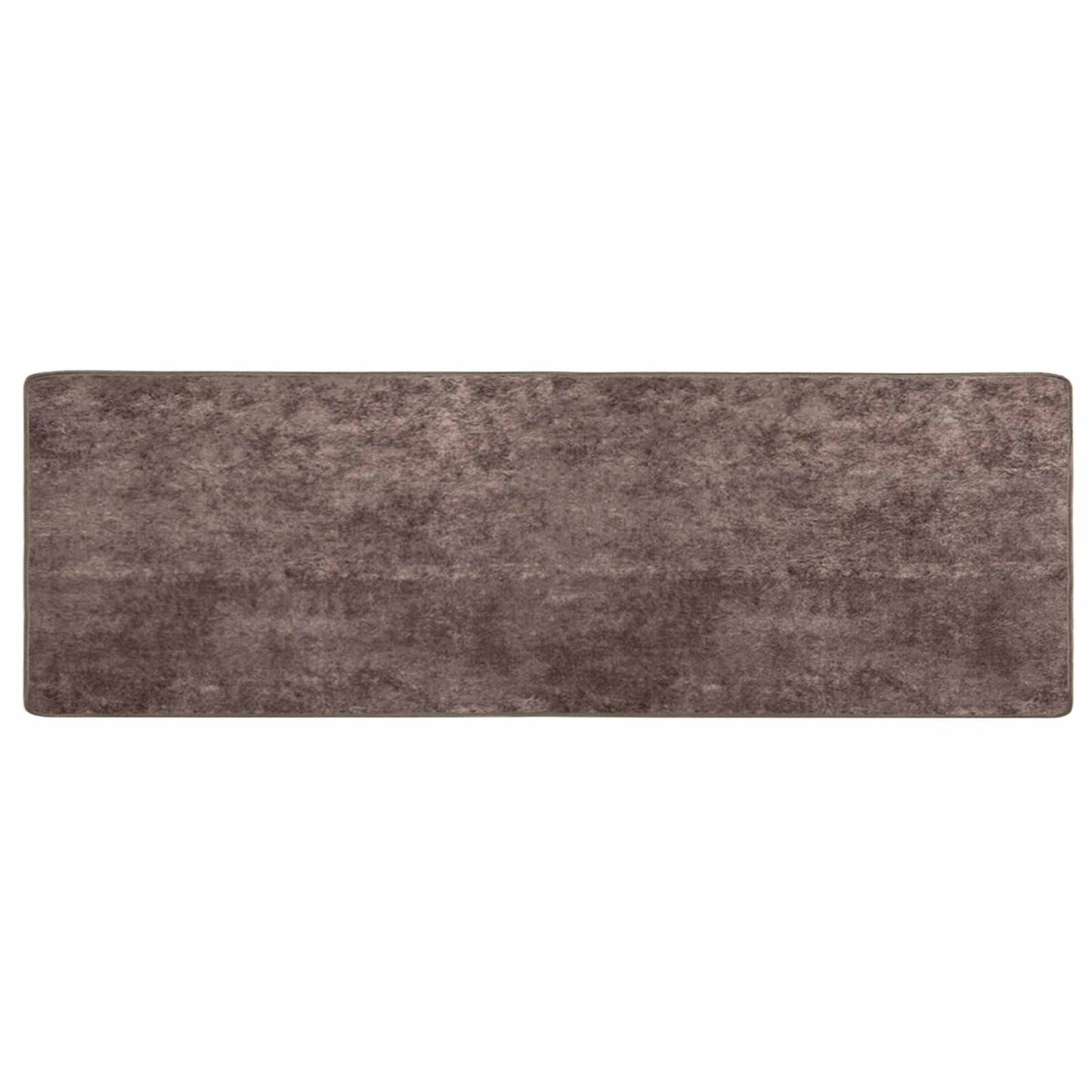 Rug Runner MARSA Grey 100 x 300 cm Polyester and PVC