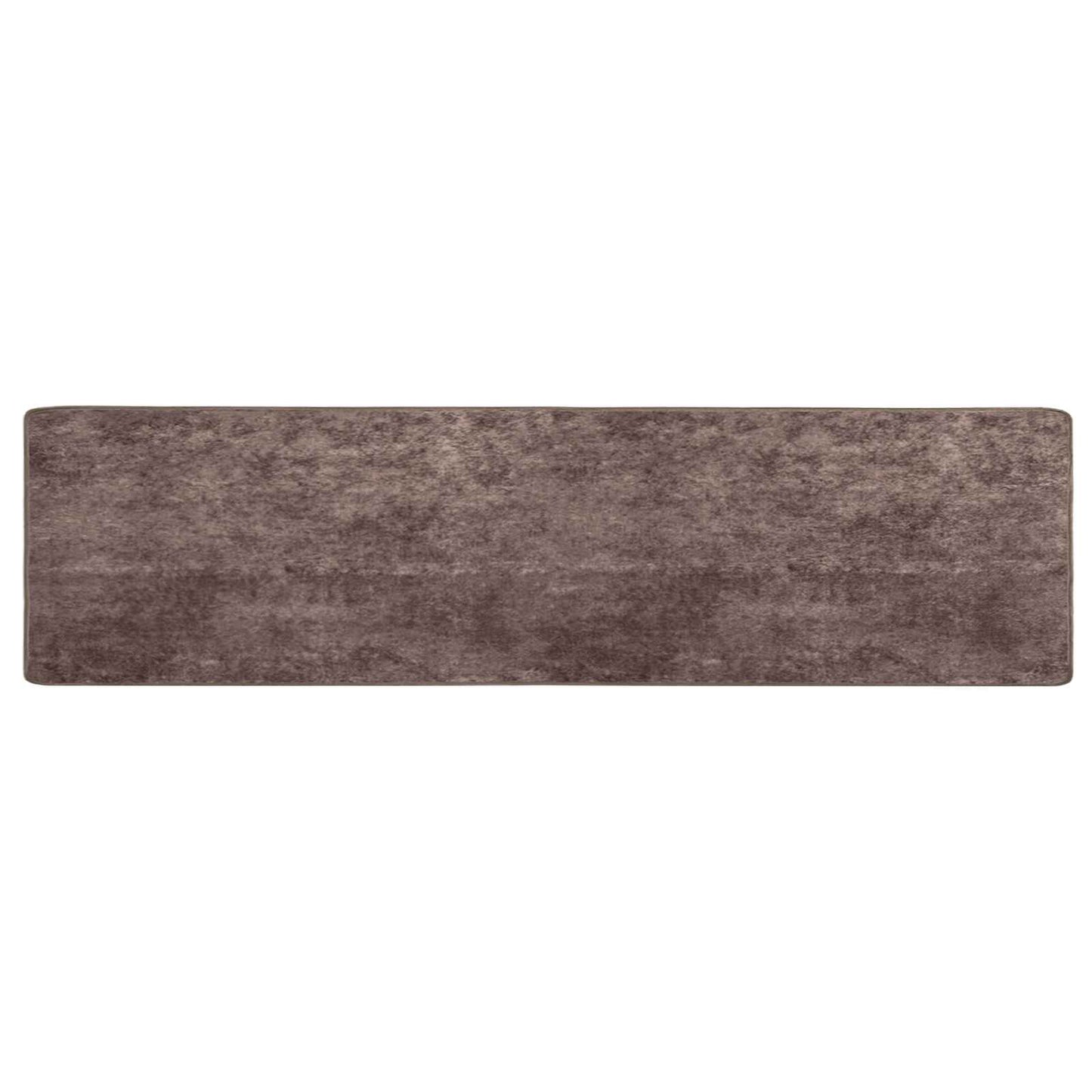 Rug Runner MARSA Grey 100 x 400 cm Polyester and PVC