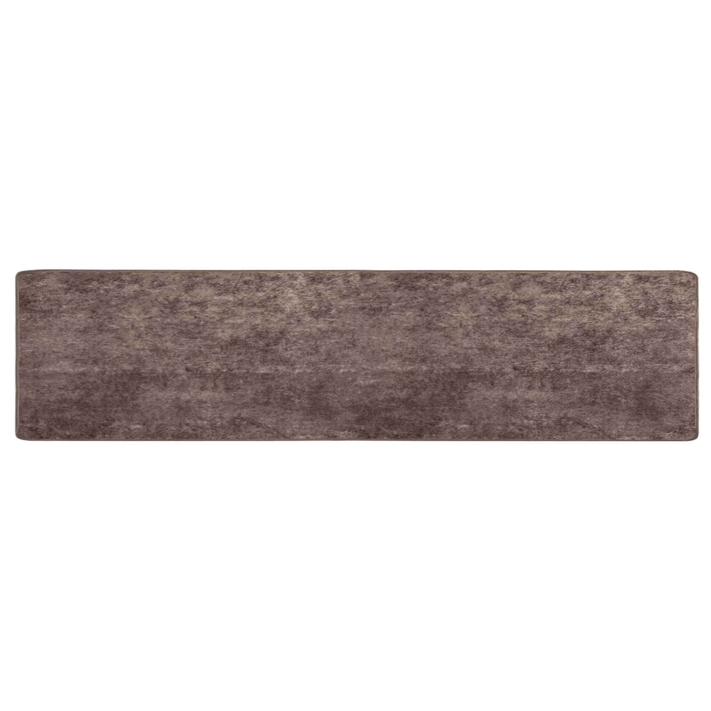 Rug Runner MARSA Grey 100 x 450 cm Polyester and PVC