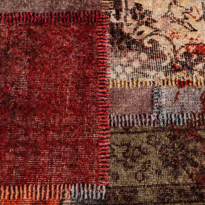Rug Runner MARSA Multicolour 80 x 100 cm Polyester and PVC