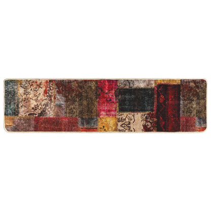 Rug Runner MARSA Multicolour 80 x 350 cm Polyester and PVC