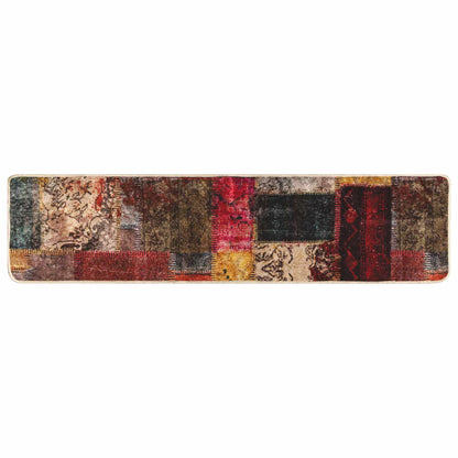 Rug Runner MARSA Multicolour 80 x 450 cm Polyester and PVC