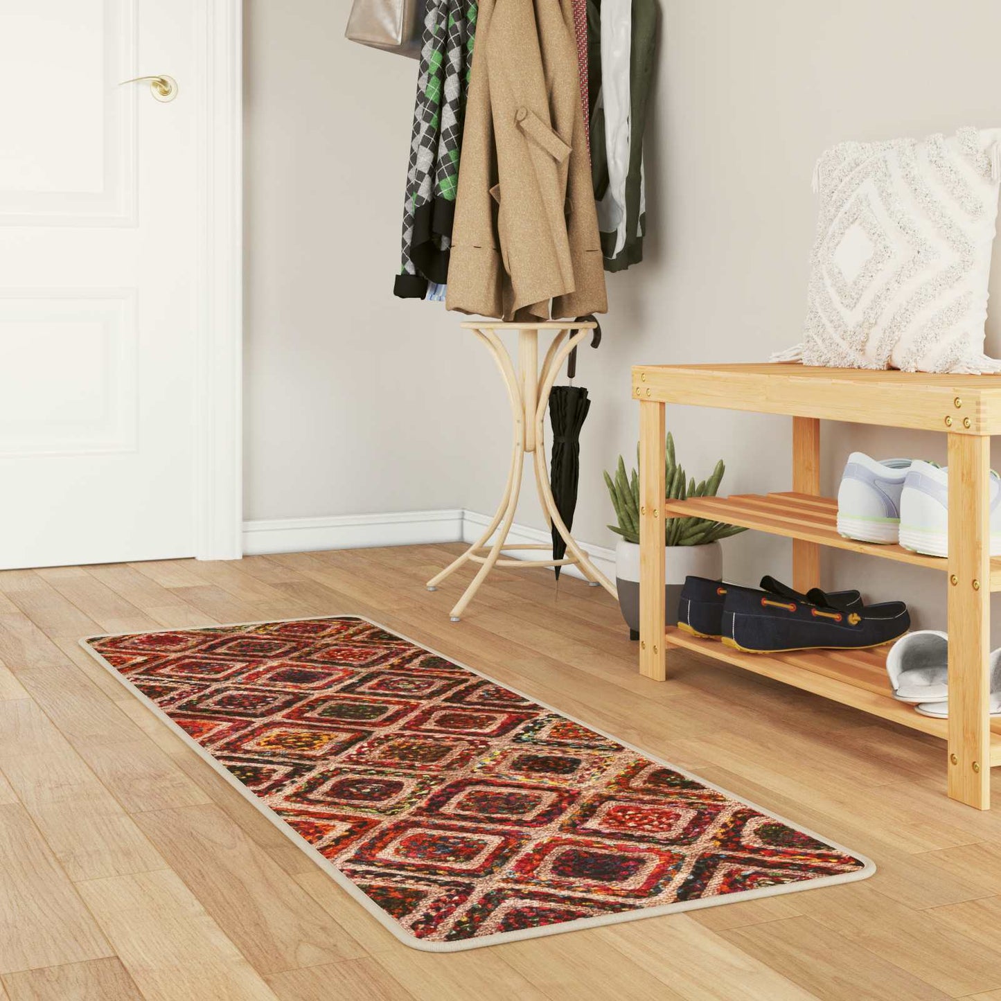 Rug Runner MARSA Multicolour 50 x 100 cm Polyester and PVC