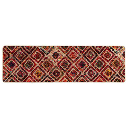 Rug Runner MARSA Multicolour 50 x 150 cm Polyester and PVC