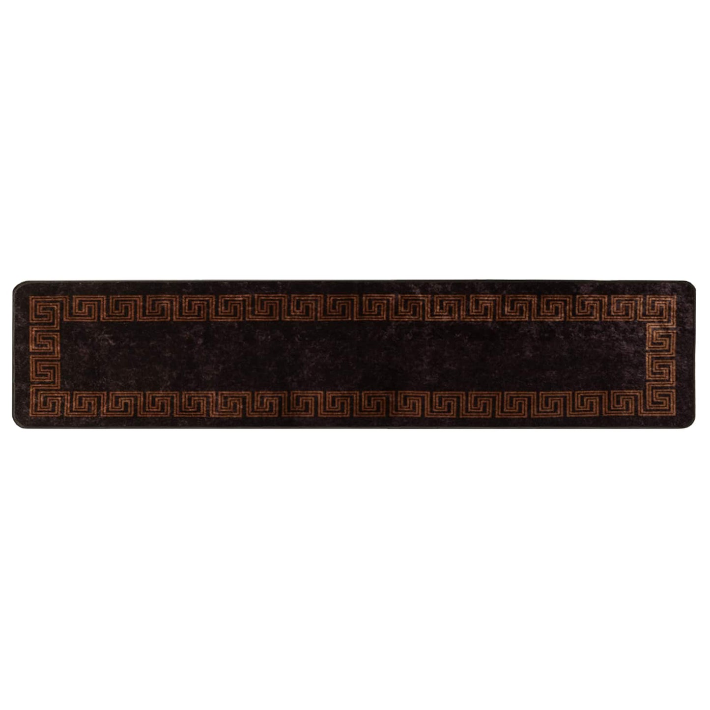 Rug Runner MARSA Black 50 x 400 cm Polyester and PVC