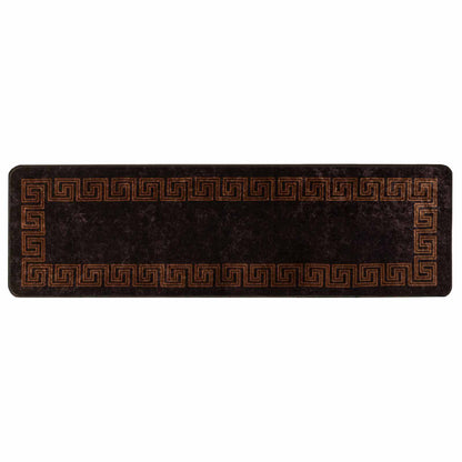 Rug Runner MARSA Black 100 x 300 cm Polyester and PVC