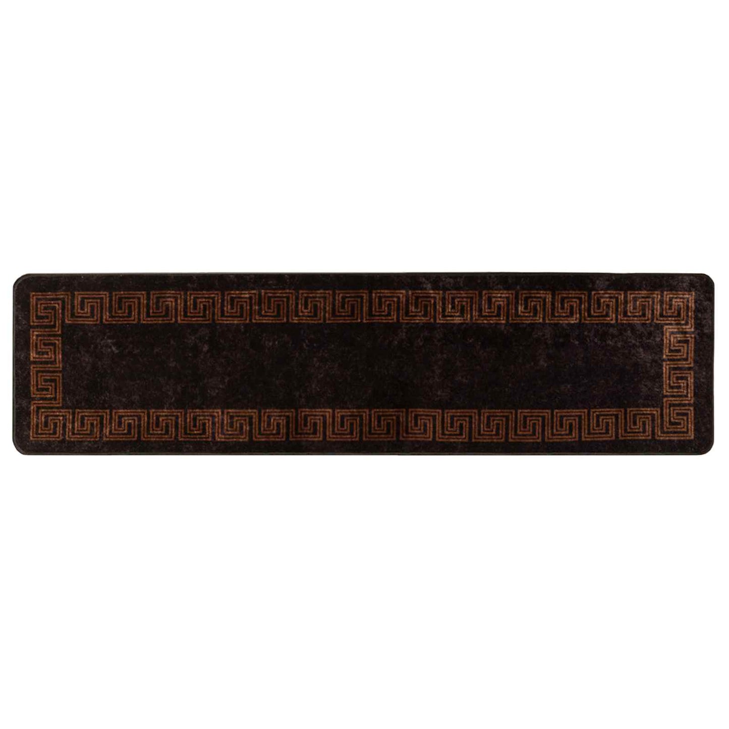 Rug Runner MARSA Black 100 x 350 cm Polyester and PVC
