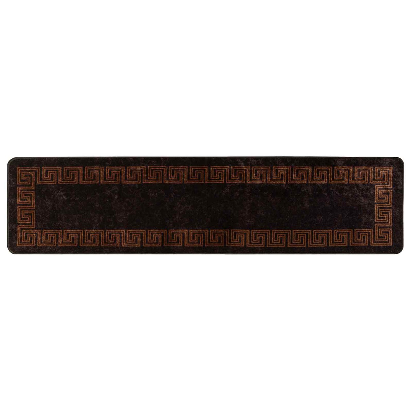 Rug Runner MARSA Black 100 x 450 cm Polyester and PVC