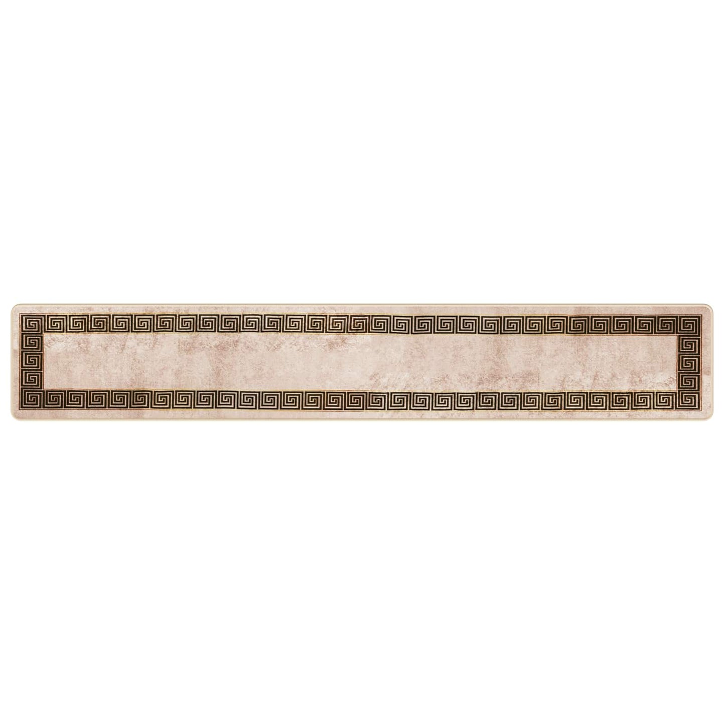 Rug Runner MARSA Black 50 x 300 cm Polyester and PVC