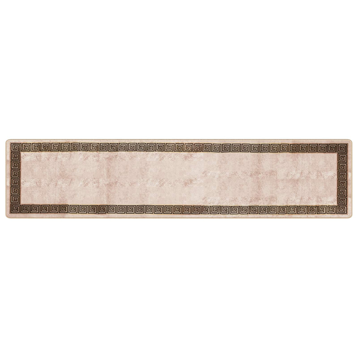Rug Runner MARSA Black 80 x 350 cm Polyester and PVC