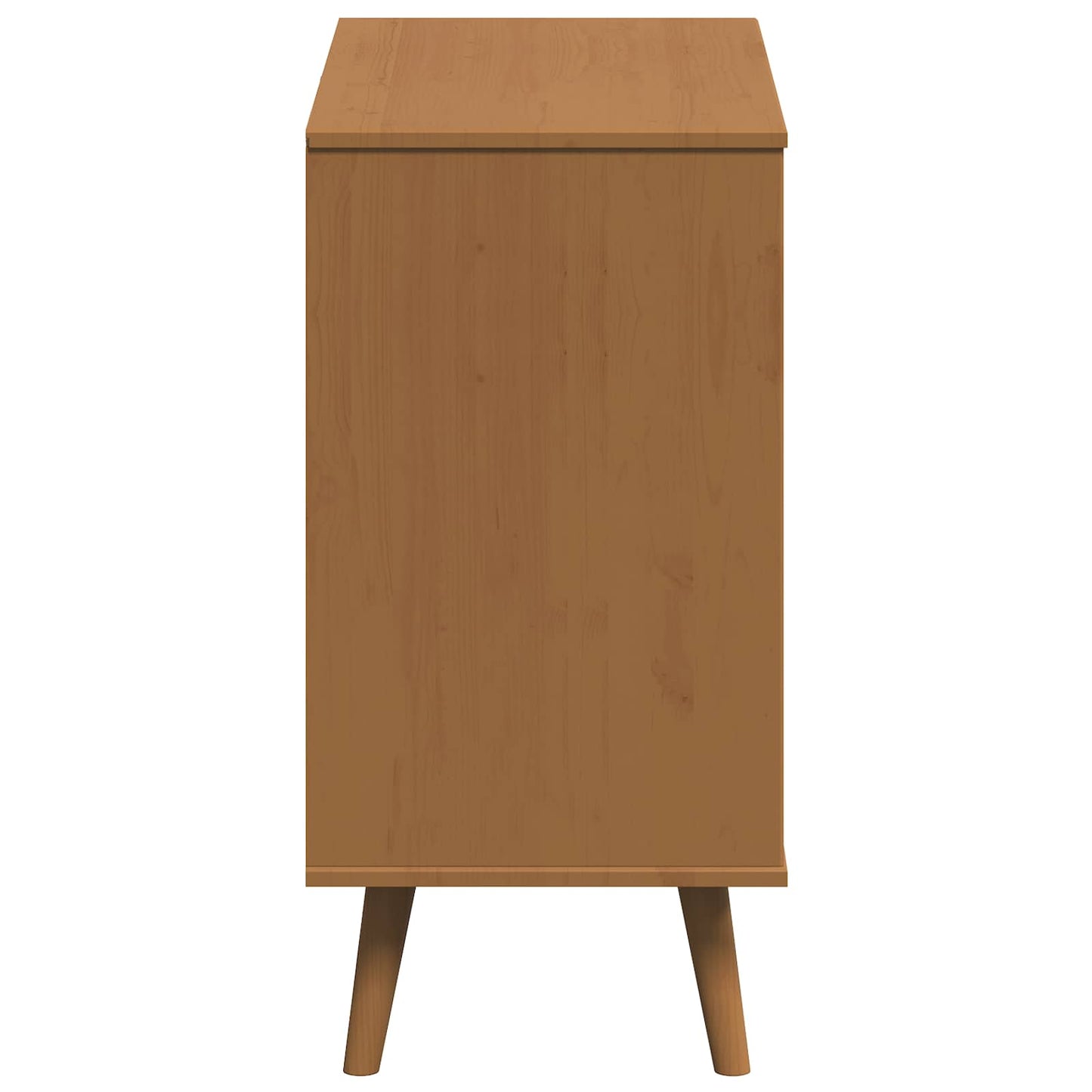 Chest of Drawers MOLDE Caramel 80 x 40 x 80 cm Solid Pine Wood