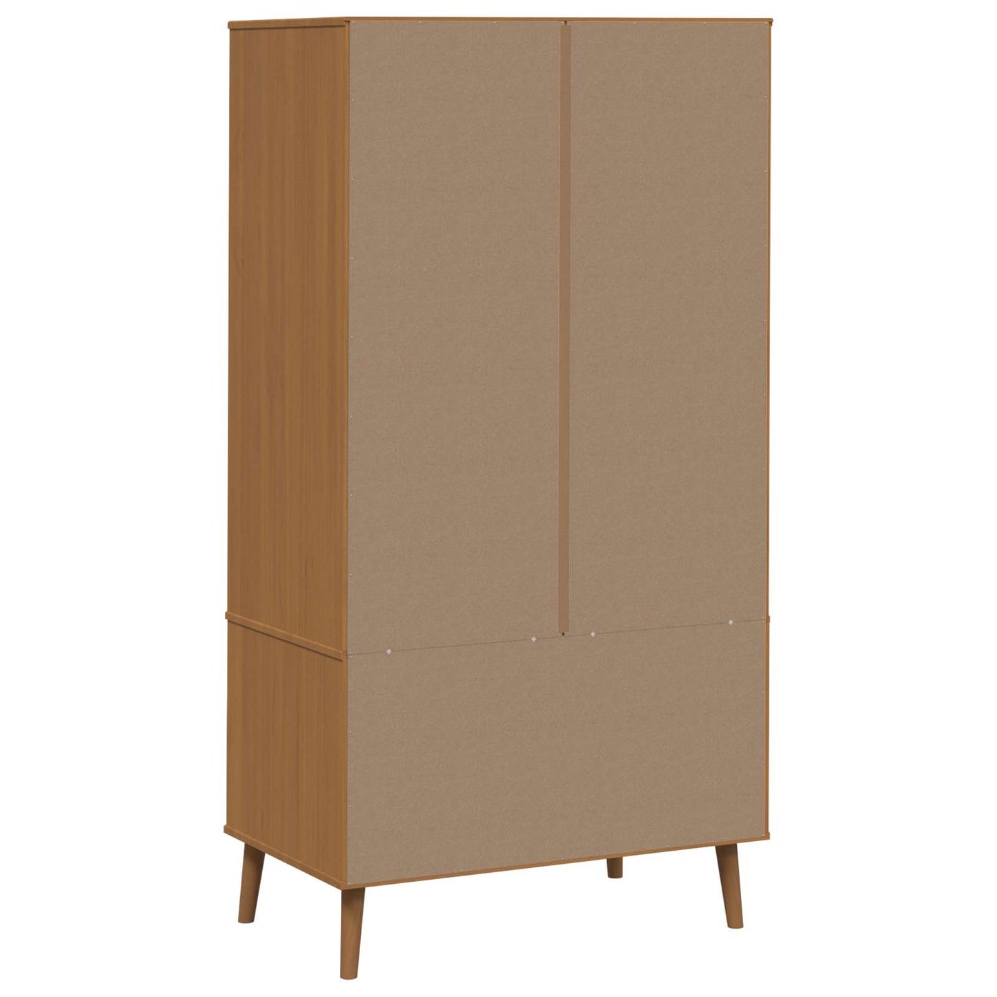Wardrobe MOLDE Caramel 90 x 55 x 175 cm Solid Pine Wood