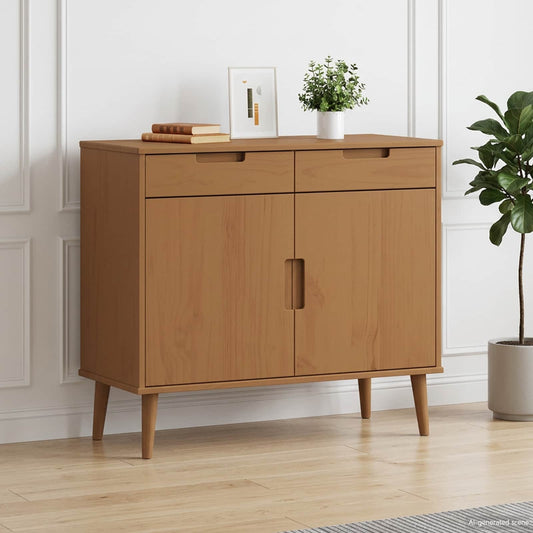 Sideboard MOLDE Caramel 90 x 40 x 80 cm