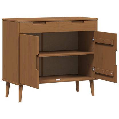 Sideboard MOLDE Caramel 90 x 40 x 80 cm