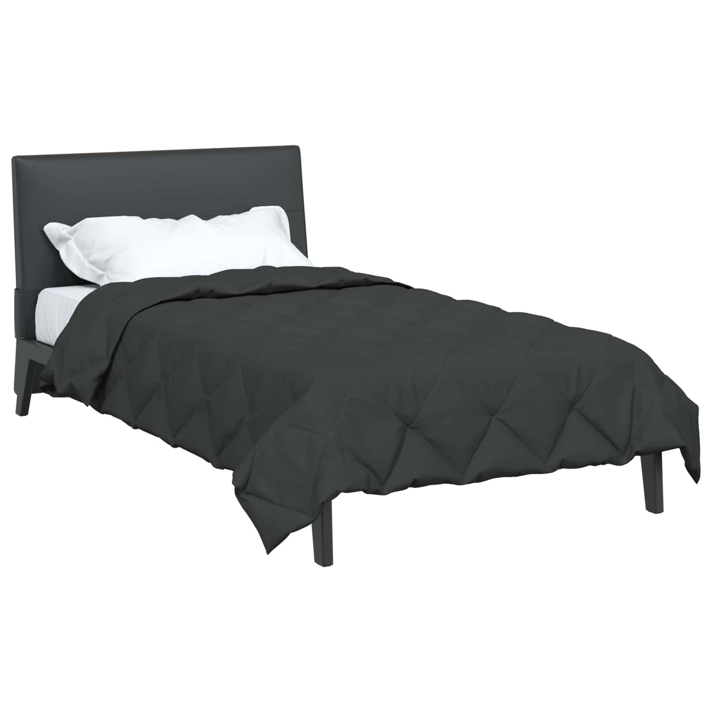 Summer Duvet Anthracite 220 x 135 cm Microfiber
