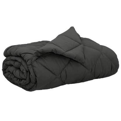 Summer Duvet Anthracite 240 x 260 cm Microfiber