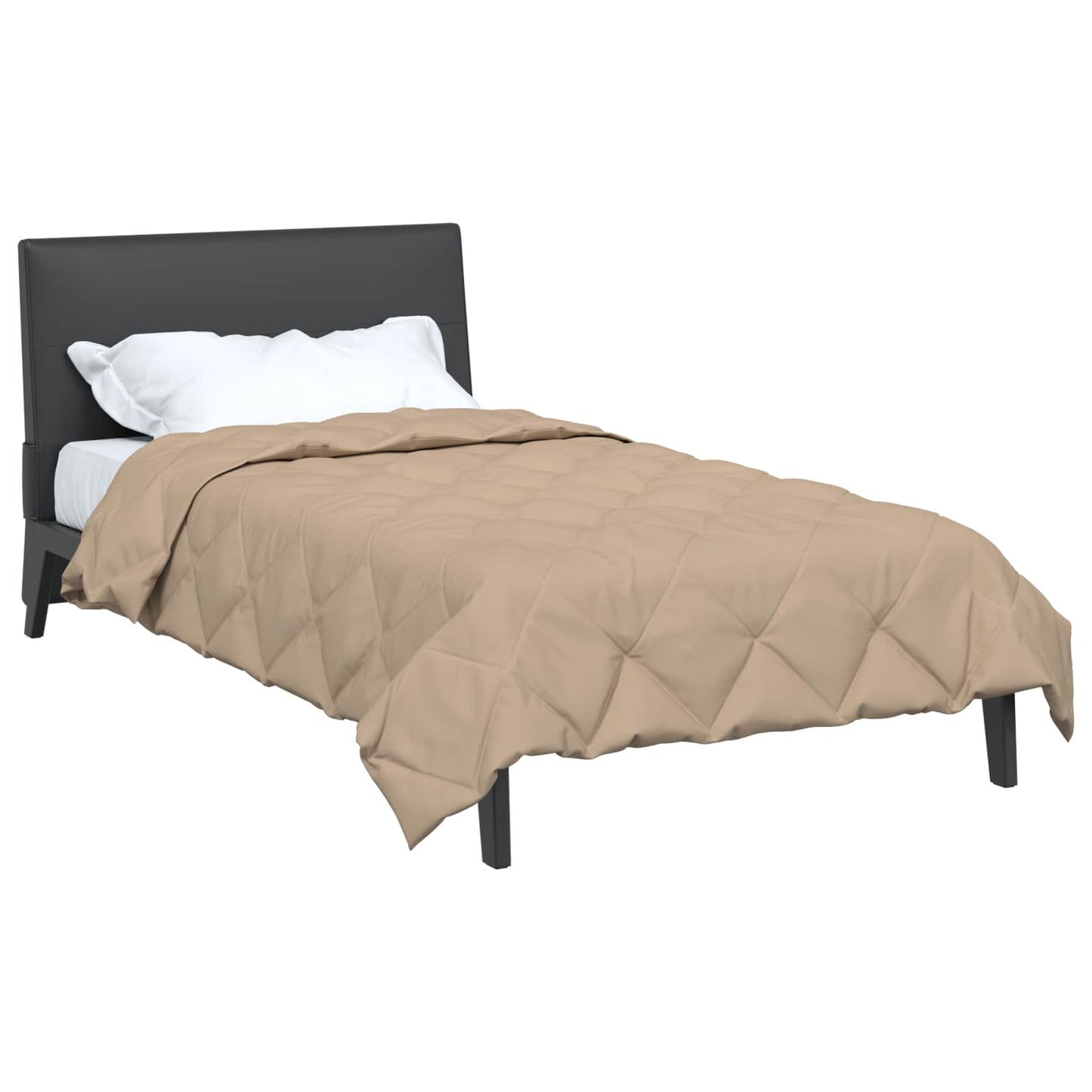 Summer Duvet Taupe 200 x 155 cm Microfiber