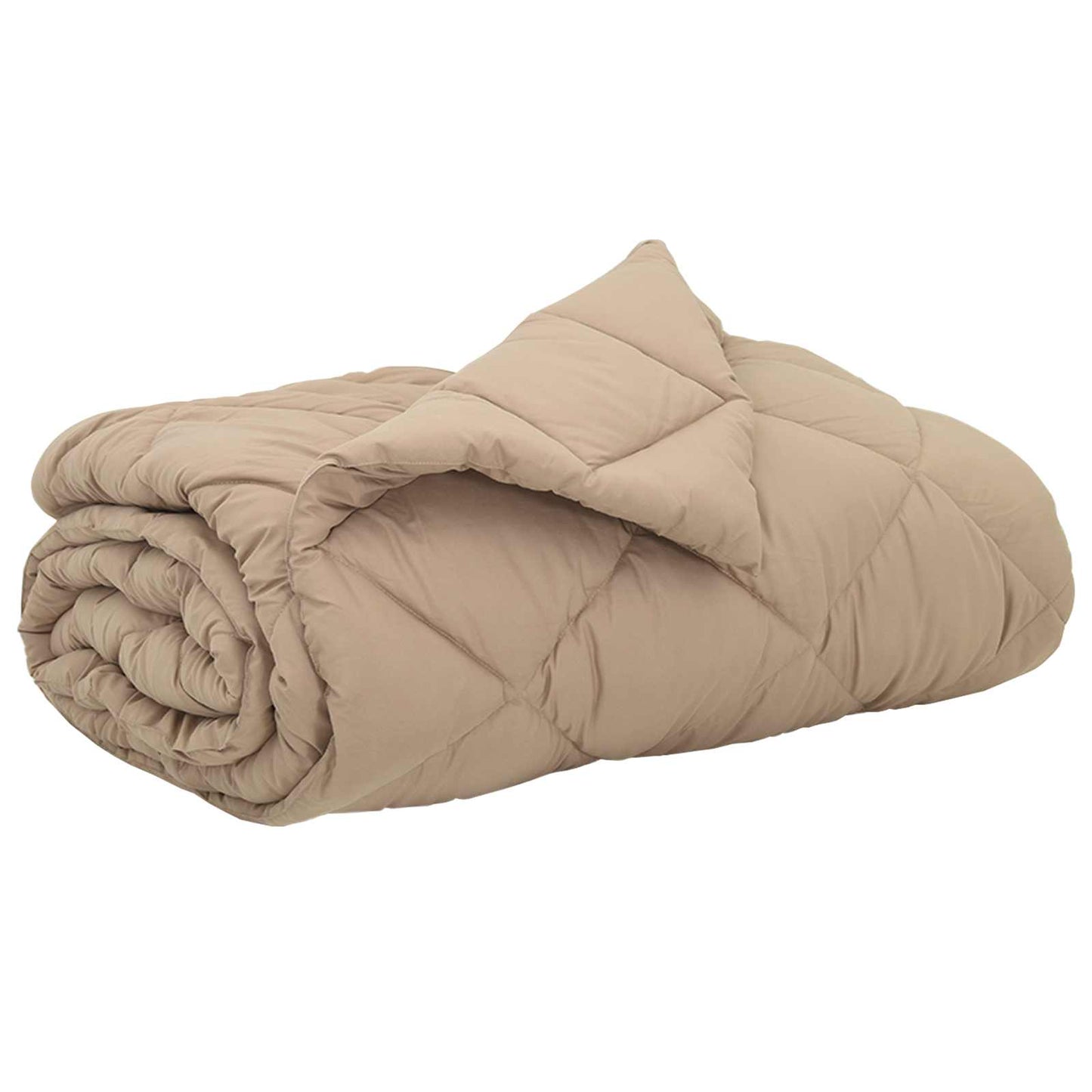Summer Duvet Taupe 220 x 240 cm Microfiber