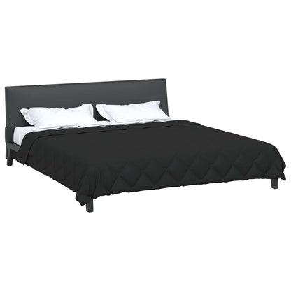 Summer Duvet Black 240 x 200 cm Microfiber